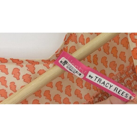 Anthro Plenty by Tracy Reese 100% Silk Anila Tassel Sleeveless Blouse Sz P Boho - Picture 5 of 11